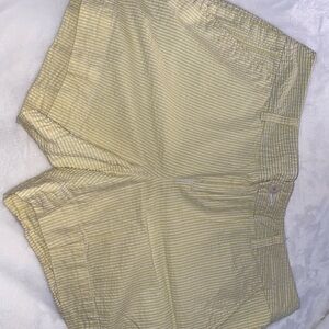 Lilly Pulitzer Yellow Checkered Shorts